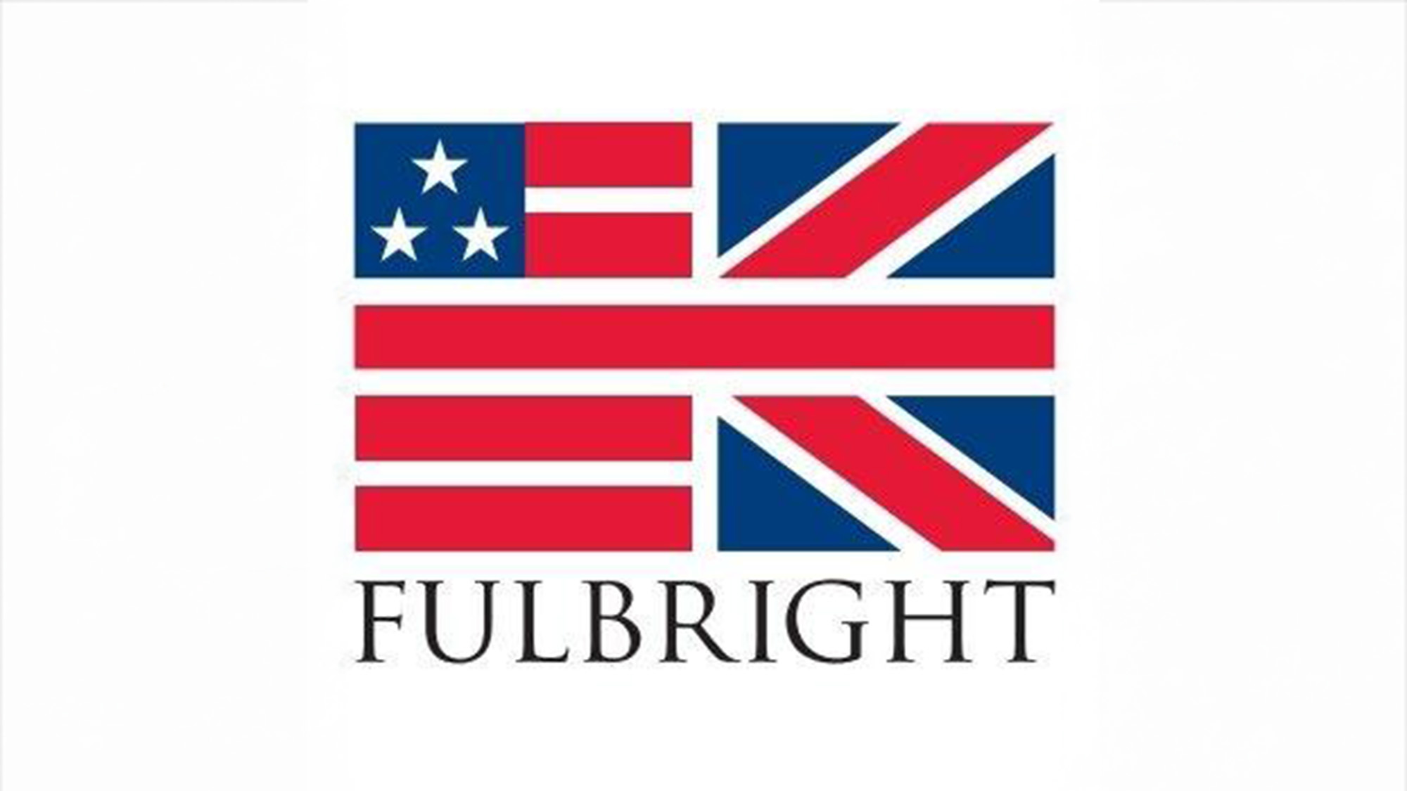 Logo combining elements of the U.S. and U.K. flags above the word “Fulbright.”